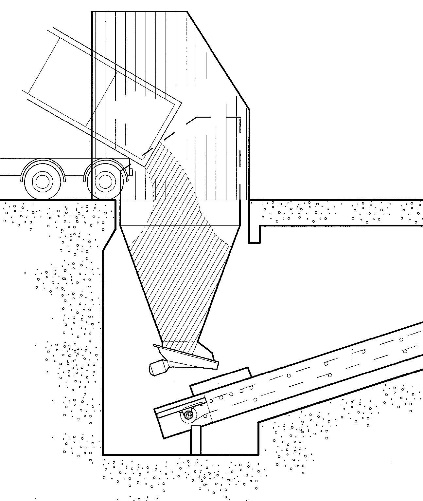  Alimentador de superficie de material móbil 